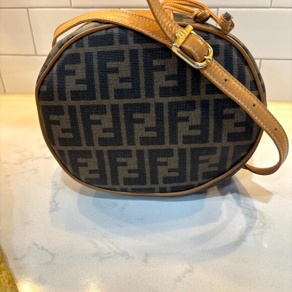 Vintage FENDI 1990s Zucca Print Bucket Bag Excellent Condition with Dust Bag - Picture 16 of 16